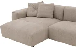 Goossens loungebank lago bruin stof - 8252191-{merk}-lago-bank-stof-bruin-01